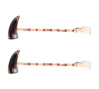 VERDANVERSE 2 Pezzi Massaggiatore Per La Schiena Portatile Strumento Per Automassaggio Massaggiatore Per Il Corpo Martello In Corno Di Bue Martello Per Messaggi Corno Di Bue