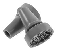 VERDANVERSE 2pezzi Gommini Antiscivolo Per Bastoni Da Trekking e Stampelle Protezione in Gomma Per Punta Accessori Alpenstock Grigio