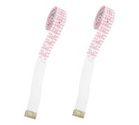 VERDANVERSE 2pezzi Righelli Braille Righelli Marcature Tattili Nastro Portatile per Non Vedenti Accessorio per Misurazioni Braille Utile per Cucito e Geometria