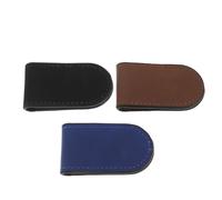 VERDANVERSE 3 Pezzi PU Leather Wallet Clip Bill Organizer Cash Holder Scratch-resistant Purse Accessory in Versatile Card Clamp For Business Everyday Use