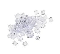 VERDANVERSE 40 pezzi Cubetti Ghiaccio in Acrilico Trasparente Simulazione Realistica per Decorazioni Bar Casa e Oggetti Fotografici