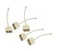 VERDANVERSE 5 pezzi Adattatore Sdoppiatore Telefono Maschio Femmina Splitter Bidirezionale per Telefono Connessione Affidabile e Qualità Audio Vie per da Parete