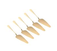 VERDANVERSE 5 Pezzi Paletta Pizza e Torta in Acciaio Inossidabile Spatola Multifunzionale con Seghettata Ergonomica per Taglio Facile e Pulizia Utensile da Forno