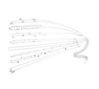 VERDANVERSE 5 Pezzi Waistbeads For Women Adjustable Rhinestone Boho Body Chain Necklace With Tassel Fringe Comfortable Flexible Waist Chain Jewelry For Parties Festivals Beach