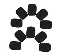 VERDANVERSE 50 pezzi Mini Microphone Cover High-density Foam Windscreen For Noise Reduction Mini Lavalier Mic Cover Easy To Install Protective Foam For Headset Microphones