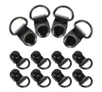 VERDANVERSE 60 Pezzi Fibbie Metalliche per Scarpe da Montagna Ganci per Lacci Antiscivolo Regolabili per Escursionismo Arrampicata e Attività Outdoor