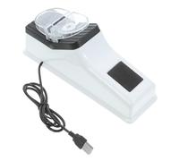 VERDANVERSE Affilacoltelli Elettrico Compatto e Leggero Strumento di Affilatura Facile e Durevole per Coltelli da Cucina Affila USB Colore Casuale Colore Casuale