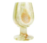 VERDANVERSE Bicchiere Da Vino in Marmo Decorazione Fatta a Mano Per Casa Ornamento Da Tavolo Dettagli Curati Design Elegante e Stabile