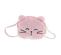 VERDANVERSE Borsa Tracolla Bambina Morbida Tenero Portamonete Per Ragazze Con Portamonete Funzionale Spalla Adatta Ragazzo Ragazza in Delicato Rosa