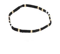 VERDANVERSE Bracciale Chic Unisex Pietra Nera Intrecciata Elastico per Polso, Accessorio Decorativo per Business e Welfare Dipendenti