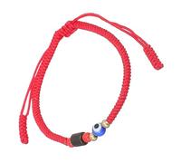 VERDANVERSE Bracciale Malocchio Rosso Regolabile Filo Bracciale Stringa Per Donne Accessorio Elegante e Minimalista Per Occasioni Speciali e Uso Quotidiano