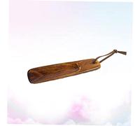 VERDANVERSE Calzascarpe Legno Massiccio con Lungo Calzare Scarpe Agevolato per e Bastoncino Sollevatore Ergonomico per Ridurre Dolori Schiena e Ginocchia Con Cinturino per Appendiabiti