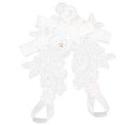 VERDANVERSE Cavigliera da Donna in Pizzo Bianco Gioielli Decorativi per i Piedi da Sposa Accessorio Romantico per Matrimonio in Spiaggia Set 1 Paio per Ragazze Adolescenti