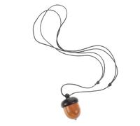 VERDANVERSE Collana Lunga con Ciondolo Ghianda in Legno Scatola Pillole Regolabile Charm per e Decorazioni per Pendenti Personalizzabili