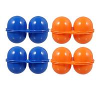 VERDANVERSE Contenitore Portauova Portatile da Campeggio 4 Pezzi Coperchio Ermetico Scatola per Uova Infrangibile e Compatta per Picnic Escursioni e Barbecue Custodia Porta-Uova per 2 Uova