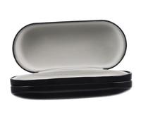VERDANVERSE Custodia Occhiali Doppio Portatile Resistente Usura Scatola Viaggio per Lenti Contatto e Occhiali Organizer Compatto e Durevole per Protezione Lenti in Nero