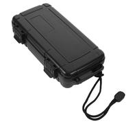 VERDANVERSE Custodia Portatile Compatta con Disco Umidificatore per Sigari e Spugna Interna, Resistente All'acqua e Agli Urti, per 5 Sigari per All'aperti