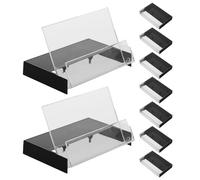 VERDANVERSE Custodia Retro per Cassette Audio in Plastica Ps 9 Pezzi con Protezione Antiusura e Antipolvere per Musicisti e Collezionisti in Studi di Registrazione