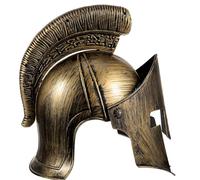 VERDANVERSE Elmo Romano Antico da Soldato Maschile, Copricapo per Costume e Cosplay, Casco Leggero e Portatile per Feste e Collezionisti di Storia Roma