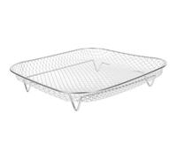 VERDANVERSE Graticola Quadrata in Acciaio Inossidabile Per Friggitrice Ad Aria Resistente Alle Alte Temperature Sgocciola Olio e Disidrata Verdure e Carne Supporto Cottura Singolo Per Forno