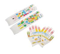 VERDANVERSE Guanti e Calzini Elasticizzati e Traspiranti per Riflessologia Piedi e Mani Guanti Acupressione Lavabili per Terapia Manuale Adatti Uso Professionale e Domestico