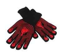 VERDANVERSE Guanti Resistenti al Calore C Guanti Lunghi Isolanti Antiscivolo per Barbecue Forno e Protezione Avambraccio per Cottura e Grigliate Sicure