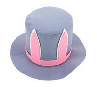 VERDANVERSE La Pasqua si sentiva cappello alto accessorio novità per l'orecchio superiore Cute orecchie da coniglietto vestito cosplay in costume cappello da festa di Pasqua Bunny Ears provato