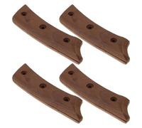 VERDANVERSE Manico Coltello da Cucina in Legno Liscio Rivetti, Impugnatura di Ricambio Ergonomica Antiscivolo per Coltelli Sashimi e Taglierini, Accessorio Fai da Te per Utensili da Chef