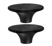 VERDANVERSE Manopole del Coperchio in Bachelite 2 Pezzi, Pomelli di Ricambio per Coperchi Pentole Compatibili Forni, Maniglie Robuste Bordi Lisci per Utensili Domestici da Cucina