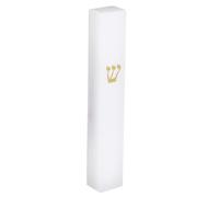 VERDANVERSE Mezuzah House Decor in Resina Bianca, e Versatile per Portici e Ambienti Esterni