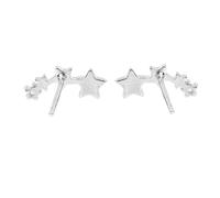 VERDANVERSE Orecchini Argento Stelle Piccoli Donna Accessori Brillanti Antiruggine Design Delicato e Leggero per Feste Matrimoni Uso Quotidiano