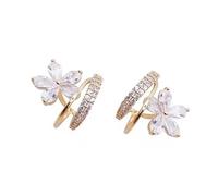 VERDANVERSE Orecchini Multipli a Forma Di Artiglio Cerchi Dorati e Orecchini Che Sembrano Piercing Multipli Per Donna