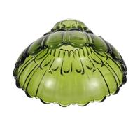 VERDANVERSE Paralume in Vetro a Forma di Fiore per Lampada da Tavolo e Applique da Parete, Design Vintage Finitura Satinata e Bordi Lisci, per Cucina e Camera da Riposo