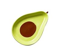 VERDANVERSE Piatto in Avocado per Servire Cibo e Dessert Vassoio Leggero e Facile da Design e Capacità per Colazione