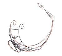 VERDANVERSE Portabottiglie Vino Pirata Decorativo Retro e Bicchieri Appesi per Cucina Bar Design Vite Supporto Compatto per Bottiglie e Calici