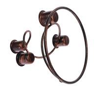 VERDANVERSE Portacandele Advent Bracci in Vintage Nero Supporto per Candele Accessorio Ghirlanda Natalizia per Decorazioni Festive e Centrotavola Eleganti