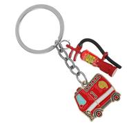 VERDANVERSE Portachiavi Vigili Tematico Decorativo e Robusto Accessorio Originale e Regalo Significativo per Addetti Antincendio e Famiglie Design Creativo e Manuale