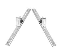 VERDANVERSE Ripiano Del Frigorifero in Acciaio Inossidabile Staffe Regolabili Per Supporto Ripiano Accessori Per Congelatore Con Ganci 20 Cm Set Da 2 Pezzi