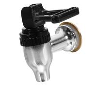VERDANVERSE Rubinetto per Tanica in Alluminio Resistente Valvola Dispenser per Secchiello Bevande con Controllo Design Antigoccia per Uso Cucina e Bevande Calde