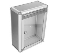 VERDANVERSE Scatola Lockable Box e Design Semplice in Lega di Alluminio Grande Capacità come Suggestion Case Stili multipli per Lettere e Posta Interna in Fabbrica o Scuola Stili multipli