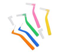 VERDANVERSE Scovolini Interdentali L-shaped 5 Pezzi Setole Morbide in Nailon e Angolo per Pulizia Accurata dei Denti per Attività All'aperto e Viaggi