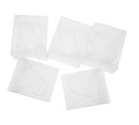 VERDANVERSE Set 5 Pezzi Scatole Porta Orologi Trasparenti Coperchio Protettivo, Custodie Singole Salvaspazio 74x50x88mm per Esposizione e Organizzazione Orologi da Polso e Braccialetti