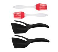VERDANVERSE Set di Pinze per Cucina in Nylon e Silicone, Spatola Multifunzionale per Uova e Pesce, Resistente all'Uso Frequente, per Cucina Domestica