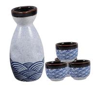 VERDANVERSE Set Sake Ondulato Tazze Tazza Sakè Scopo Giappone Vino Saki Cucinare Il Sakè Tazza Saki