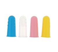 VERDANVERSE Spazzolino da Dito in Silicone Alimentare 12 Pezzi, Detergente Orale per Ragazzo Ragazza, Strumento Compatto la Pulizia dei Denti, Adatto per Viaggi e Uso Colore Colore Casuale