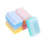 VERDANVERSE Spugne per Bagnetto del Ragazzo Ragazza 5 Pezzi Set Colorato Spazzole in Spugna per Ragazzo Ragazza Morbide per Pulizia Cuoio Capelluto Stimolazione Tattile