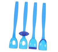 VERDANVERSE Strumenti Oral Motor per Ragazzo Ragazza 4 Pezzi in Pp a Forma di Cucchiaio per Esercizi del Movimento della Lingua e Correzione della Articolazione del Linguaggio