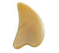 VERDANVERSE Strumento per Trattamento Corpo Gua Sha in Corno di Yak Naturale Raschiatore Ergonomico per Collo Schiena e Viso Riduce Occhiaie e Gonfiore Trattamento Sicuro e Confortevole per
