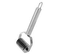 VERDANVERSE Tagliapasta Rullo in Acciaio Inossidabile con Manico in Cutter Manuale per Pasta Dolci e Pizza Strumento Ergonomico per Taglio Preciso di Impasti e Spaghetti Facile da Pulire e