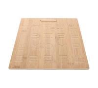 VERDANVERSE Tavoletta Doppia Faccia in Bamboo per Scrittura Lavagna Tracciare Riusabile per Attività Pregrafismo e Riconoscimento Coreano Strumento Didattico